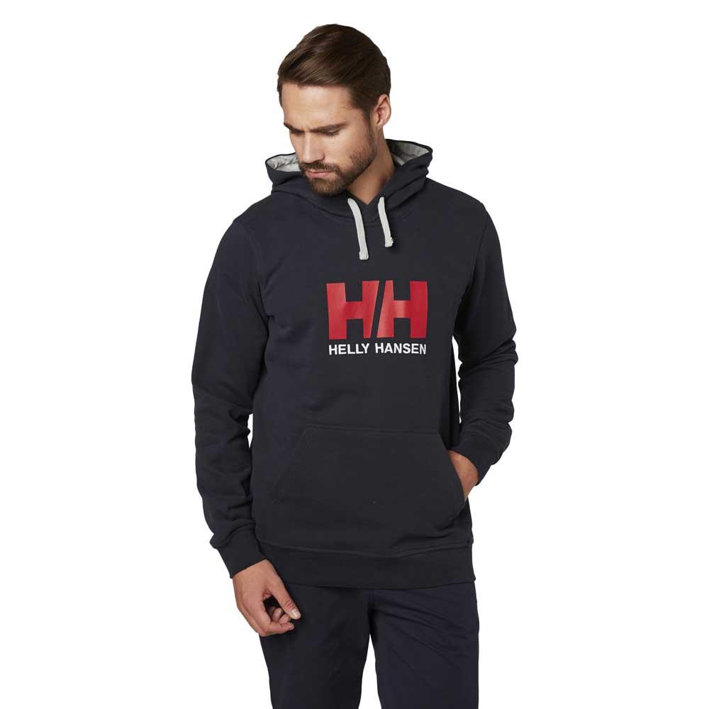 Купить Helly hansen 33977_597-S Толстовка Толстовка Logo Голубой Navy S 7ft.ru в интернет магазине Семь Футов