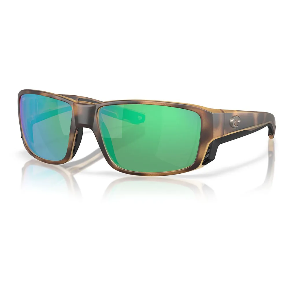Купить Costa 06S9105-91051560 поляризованные солнцезащитные очки Tuna alley pro Matte Tortoise Green Mirror 580G/CAT3 7ft.ru в интернет магазине Семь Футов