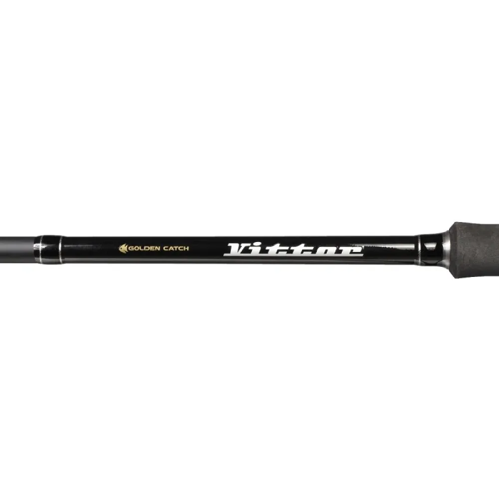 Купить Golden catch 2039391 спиннинговое удилище Vittor 19 Black 120x10x10 2.2 m 7ft.ru в интернет магазине Семь Футов
