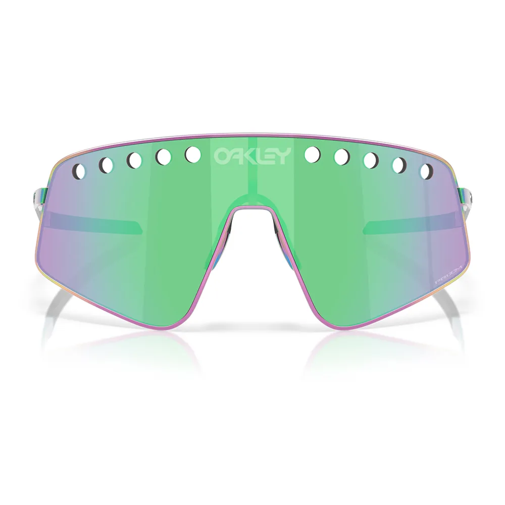 Купить Oakley OO6025-0538-38 Солнцезащитные очки Sutro ti sweep Бесцветный Polished Oil Slick Prizm Road Jade/CAT3 7ft.ru в интернет магазине Семь Футов