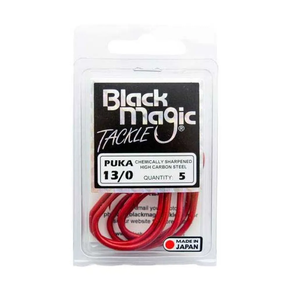 Купить Black magic BMPUKA одноглазый крючок Wasabi  Red 7ft.ru в интернет магазине Семь Футов