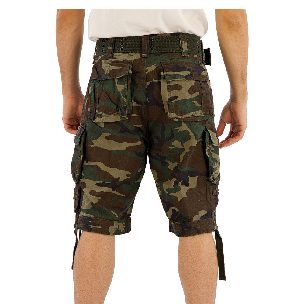 Купить Brandit 2001-10-XXL Шорты Savage Vintage Серый  Woodland 2XL 7ft.ru в интернет магазине Семь Футов