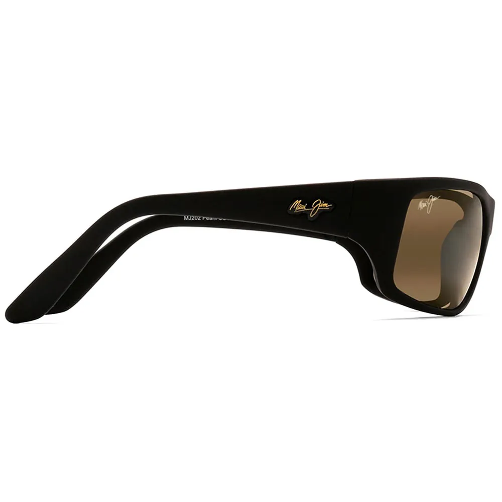 Купить Maui jim h202-2m-os поляризованные солнцезащитные очки Peahi H202 Black Matte Rubber 20x10x10 HCL® Bronze/CAT3 7ft.ru в интернет магазине Семь Футов