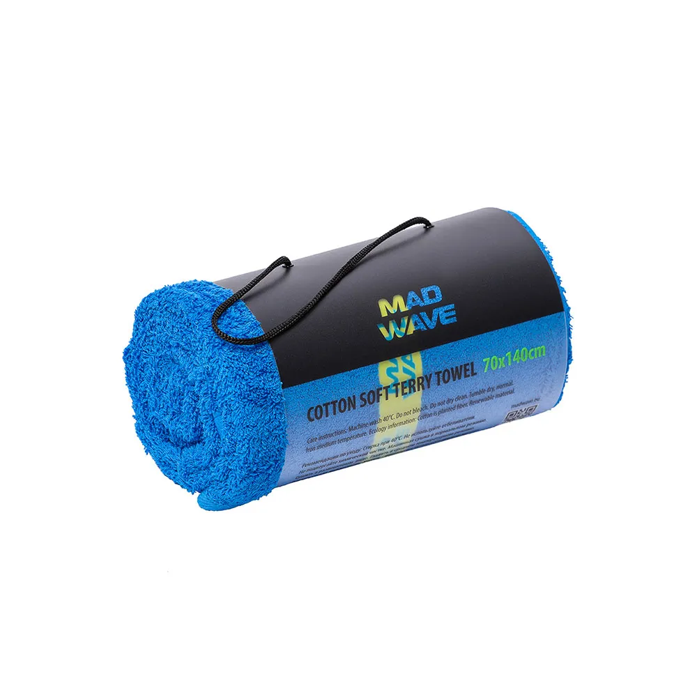 Купить Madwave M0762 01 1 04W полотенце Soft Terry Голубой  Blue 50x100 cm 7ft.ru в интернет магазине Семь Футов