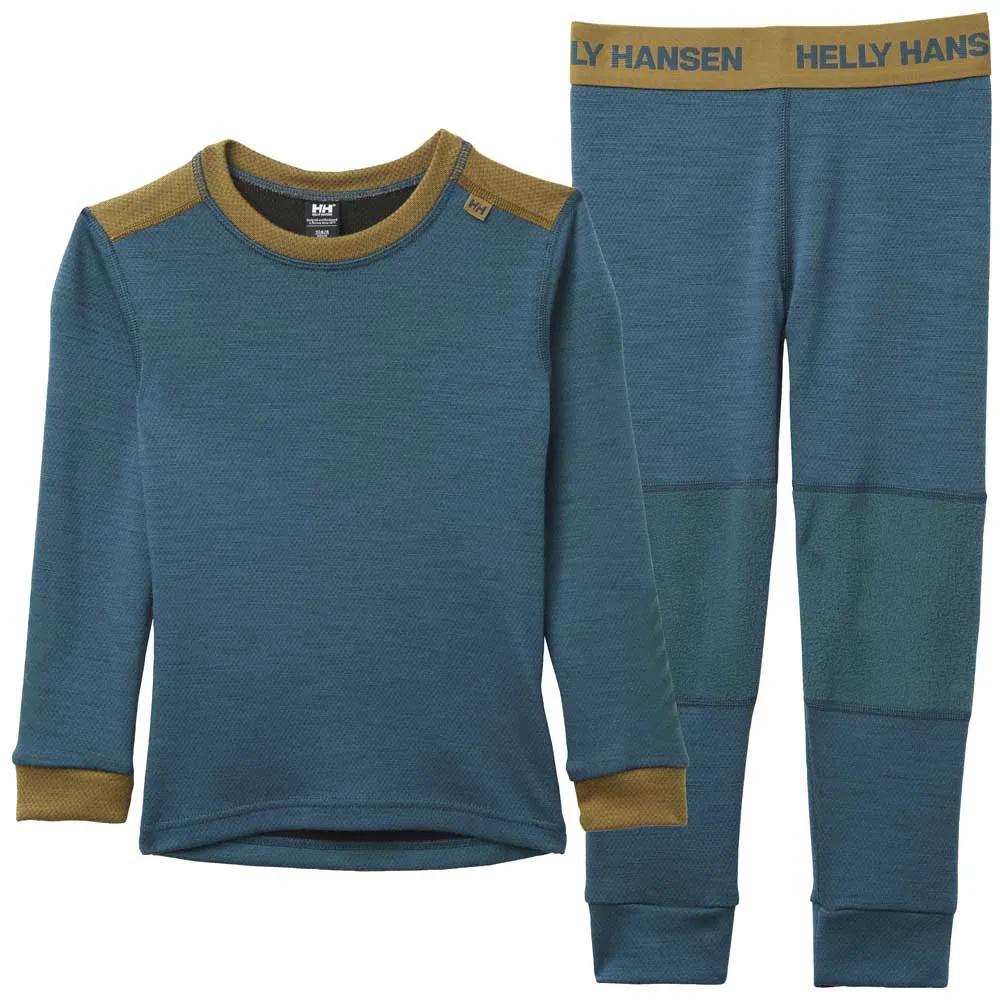 Купить Helly hansen 40526_453-104 Набор базовых слоев Lifa Merino Set Dark Creek 60x40x40 3-4 Years 7ft.ru в интернет магазине Семь Футов