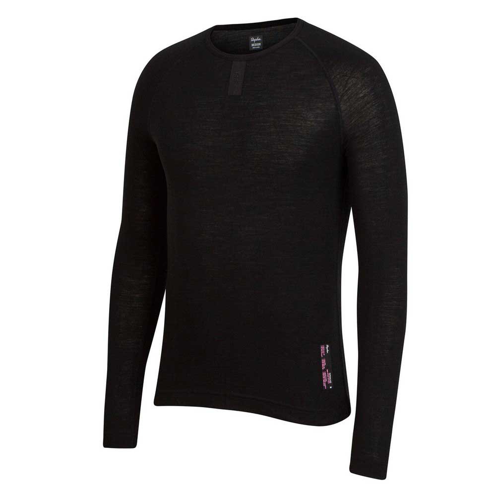 Купить Rapha BLS01LSBLKXXS Базовый слой с длинным рукавом Merino Черный Black 2XS 7ft.ru в интернет магазине Семь Футов