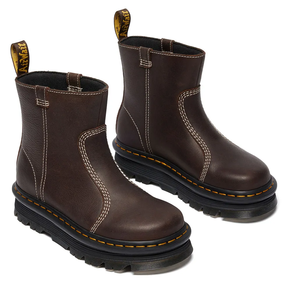 Купить Dr martens 4266-2200-050 Деревянные башмаки Zebzag Rigger Dark Brown 35x25x15 EU 38 7ft.ru в интернет магазине Семь Футов