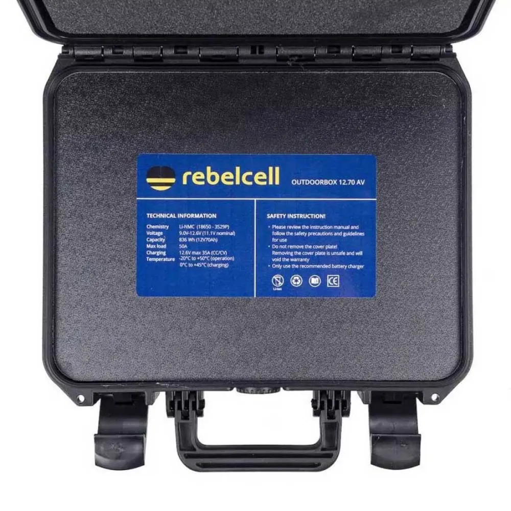 Купить Rebelcell nbr-017 Литий-ионный аккумулятор OutdoorBox 12.70 AV Black 17x30x15 7ft.ru в интернет магазине Семь Футов