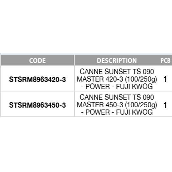 Купить Sunset STSRM8963450-3 TS 090 Master Power Удочка Для Серфинга Blue 4.50 m 7ft.ru в интернет магазине Семь Футов