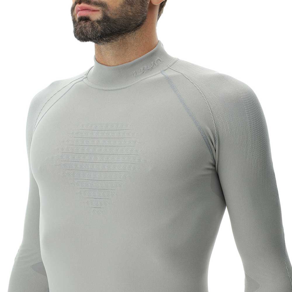 Купить UYN U100033-J914-XXL Базовый слой с длинным рукавом Evolutyon Turtle Neck Серый Nautical Grey / Pearl / Pearl 2XL 7ft.ru в интернет магазине Семь Футов