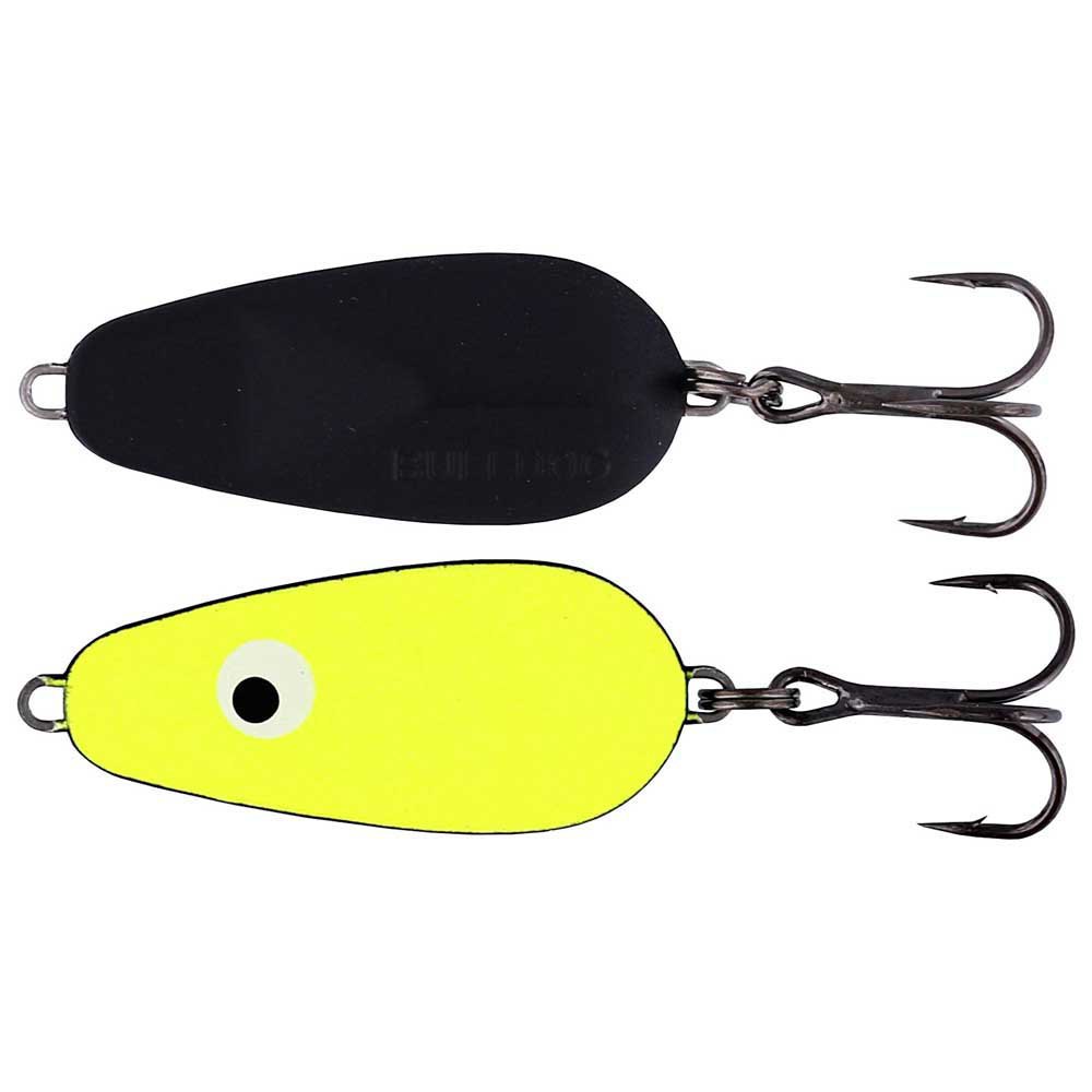 Купить Westin M113-358-017-UNIT Bulldog Ложка 33 mm 4g  Black / Yellow 7ft.ru в интернет магазине Семь Футов