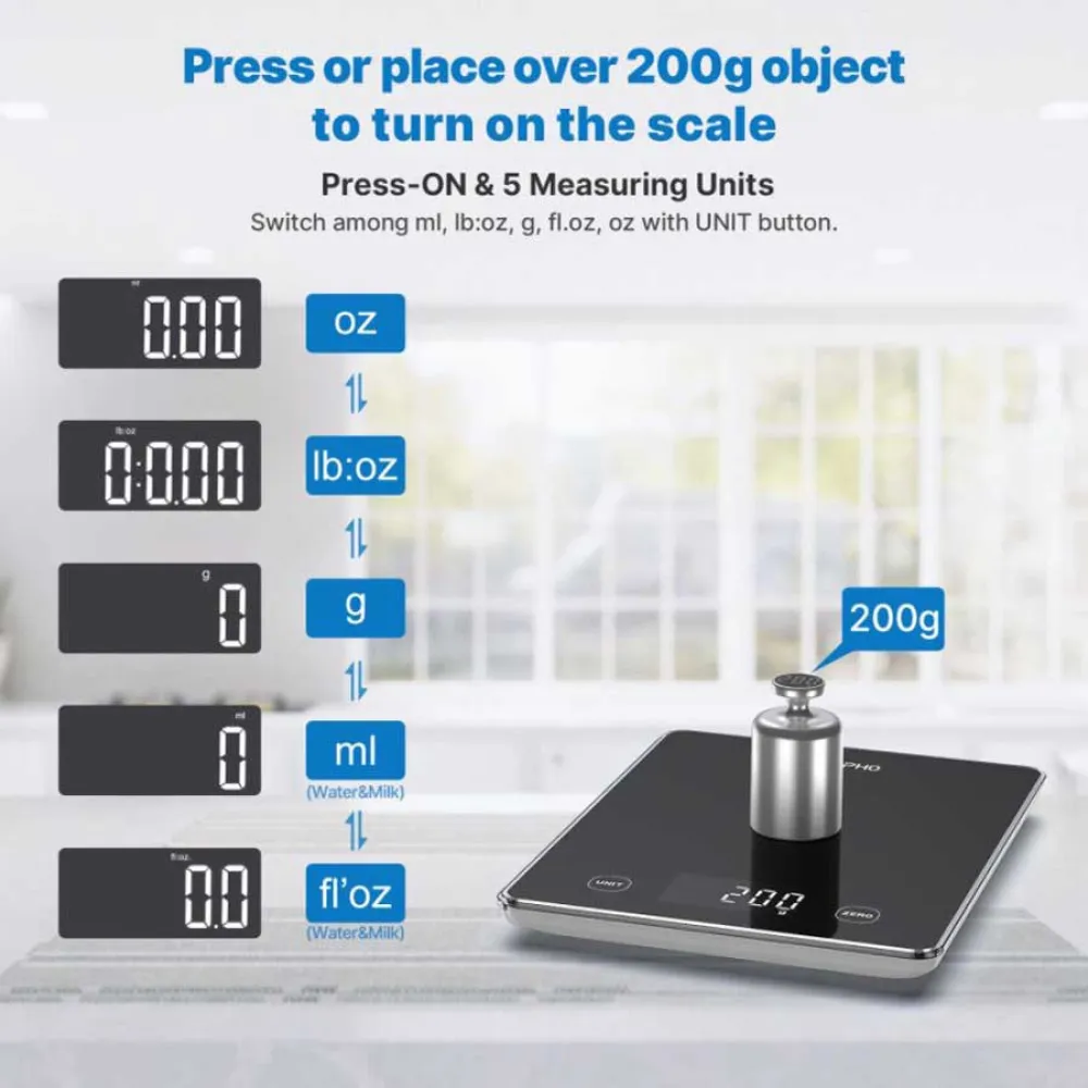 Купить Renpho peu-r-t001-bk Весы Calibra 1L Black 28x28x5 7ft.ru в интернет магазине Семь Футов