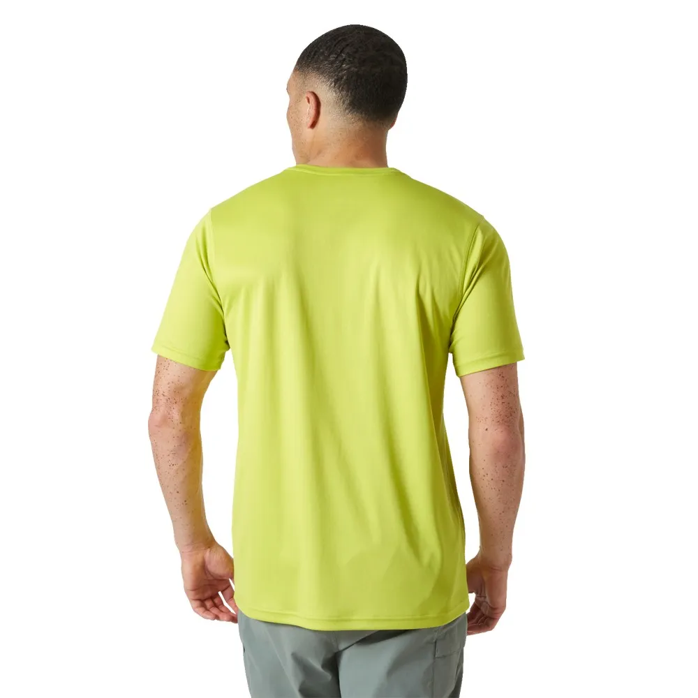Купить Helly hansen 49574_410-M Базовый слой с коротким рукавом Tech Graphic 2.0 Cyber Lime M 7ft.ru в интернет магазине Семь Футов