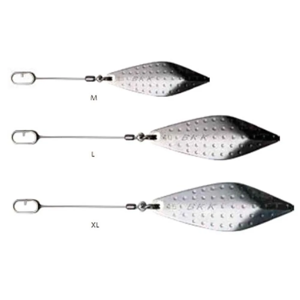 Купить BKK AKMP1014 Ложка-приманка Teaser Blade WS1 XL  Chrome 7ft.ru в интернет магазине Семь Футов