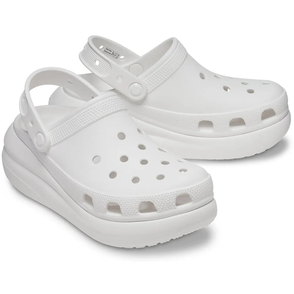 Купить Crocs 207521-100b-m10/w12 Деревянные башмаки Classic Crush White 35x25x15 EU 43 7ft.ru в интернет магазине Семь Футов