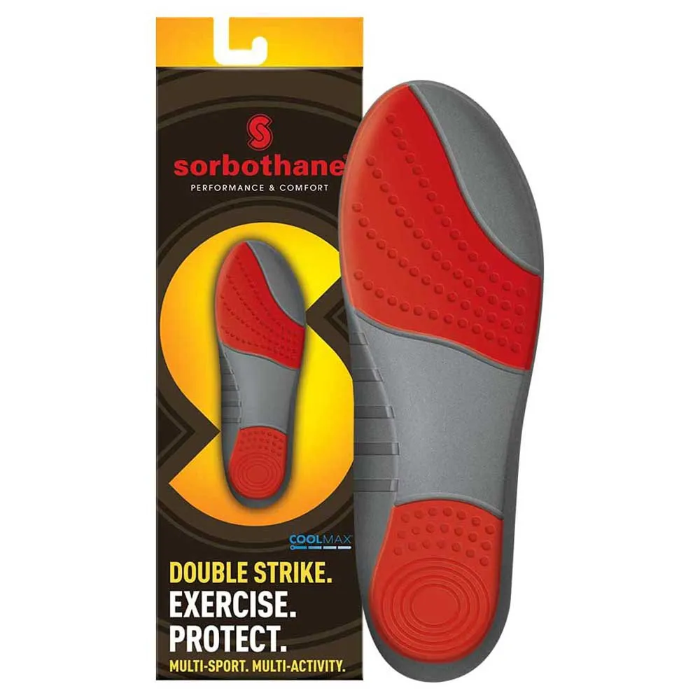 Купить Sorbothane sorbdouble-46/48 стелька Double Strike Red / Grey 10x10x5 EU 46-48 7ft.ru в интернет магазине Семь Футов