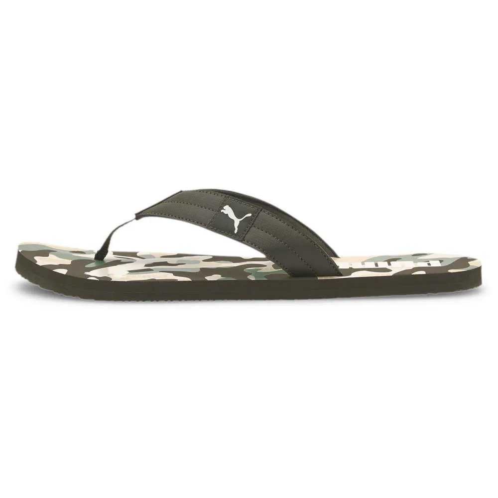 Купить Puma 372283-01-4 Шлёпанцы Cozy Rebel Camo Forest Night / Whisper White 32x20x10 EU 37 7ft.ru в интернет магазине Семь Футов