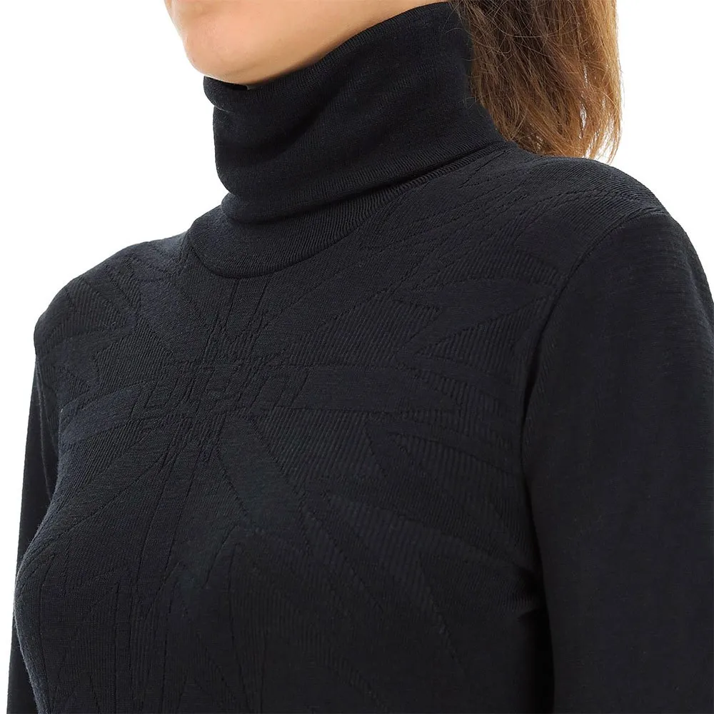 Купить UYN o102160-b000-l Базовый слой с длинным рукавом Snowcrystal 2ND Turtle Neck Black 30x25x2 7ft.ru в интернет магазине Семь Футов