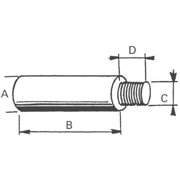 Купить Super marine ANO5310 Onan&Caterpillar цинковый анод  Grey 12 x 41 mm 7ft.ru в интернет магазине Семь Футов