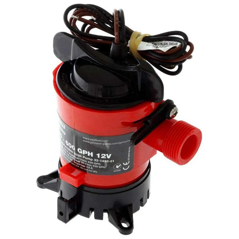 Купить Johnson pump 32-1650-01 L650 50L/min 12V 17A Погружной насос Красный Red / Black 70 x 112 mm 7ft.ru в интернет магазине Семь Футов