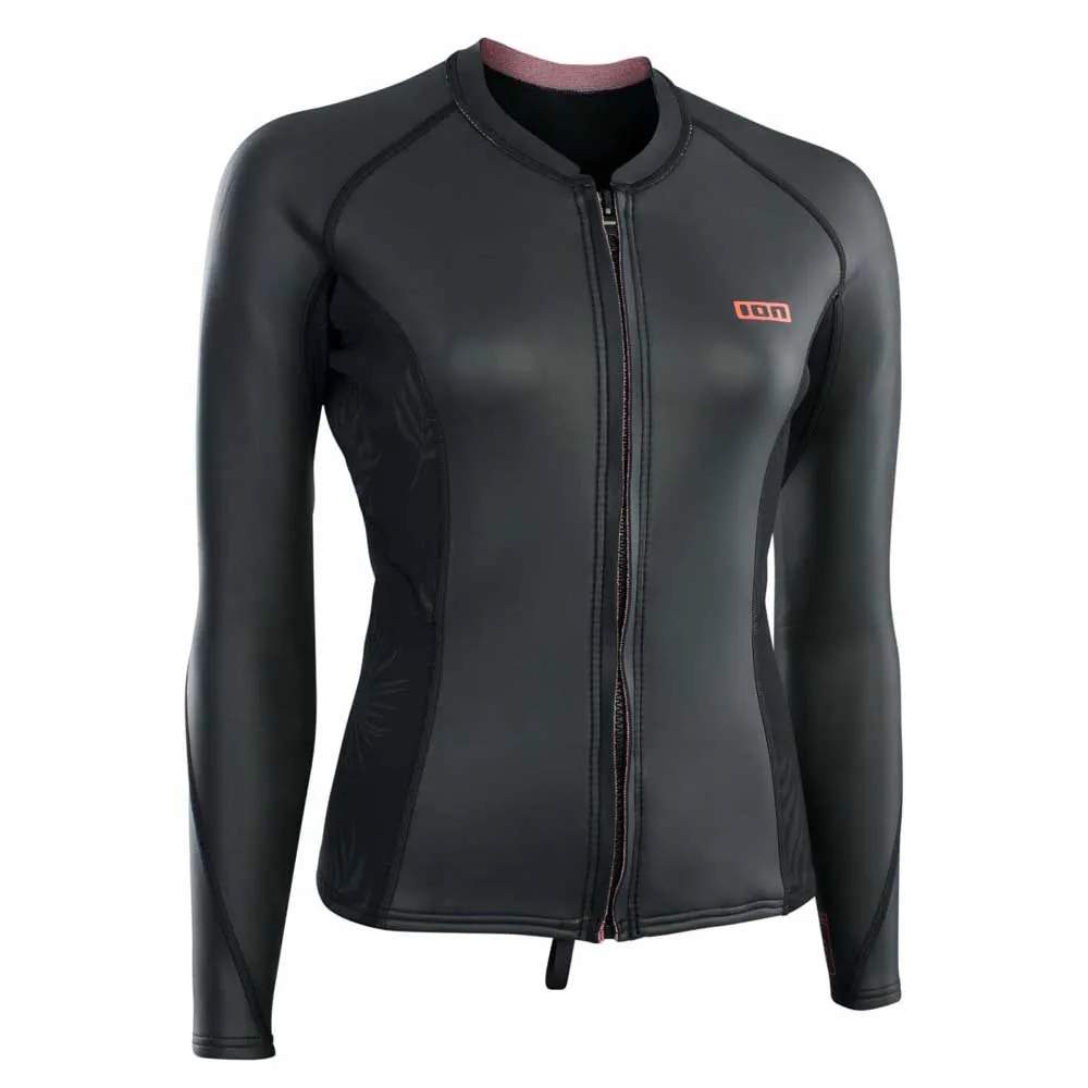 Купить ION 48233-4227-900-36/s Женская rashguard с длинным рукавом на молнии Neo Top Skin 2 mm Black 20x15x3 7ft.ru в интернет магазине Семь Футов