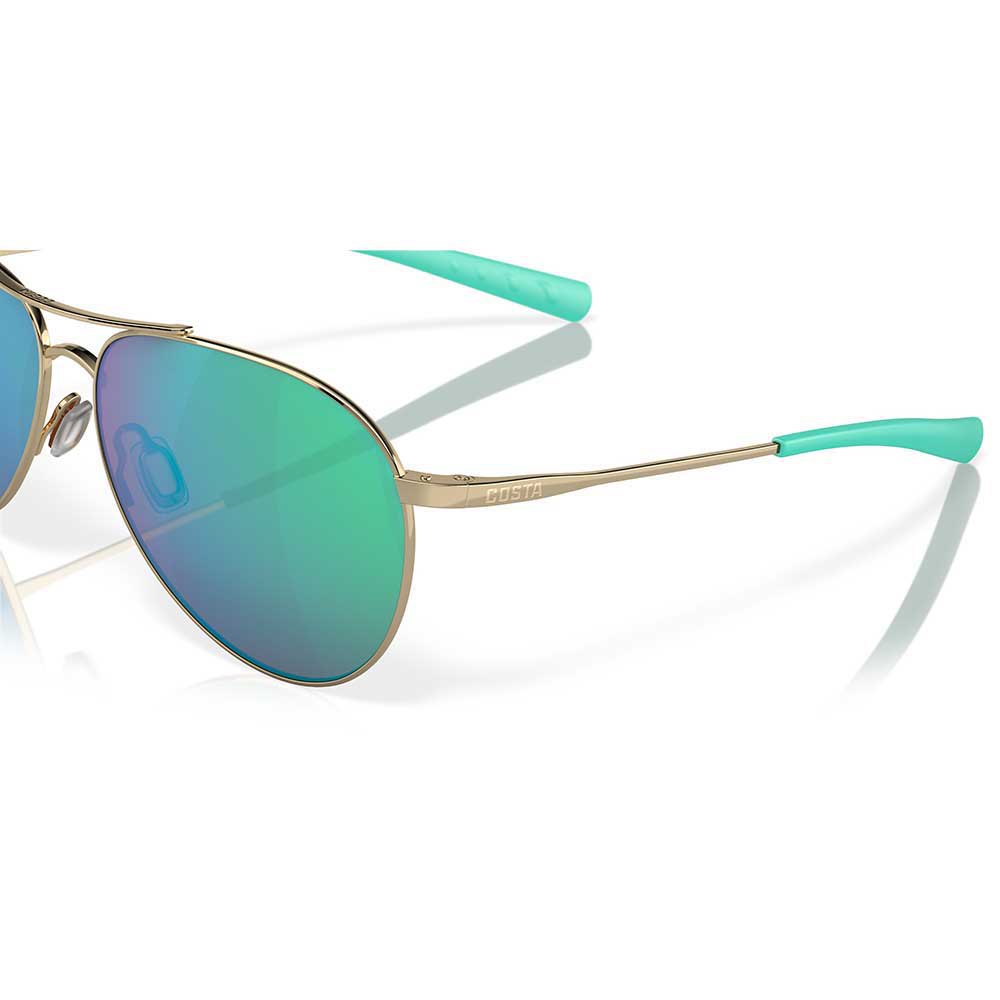 Купить Costa 06S6003-60031158 Зеркальные поляризованные солнцезащитные очки Piper Shiny Gold Green Mirror 580G/CAT2 7ft.ru в интернет магазине Семь Футов