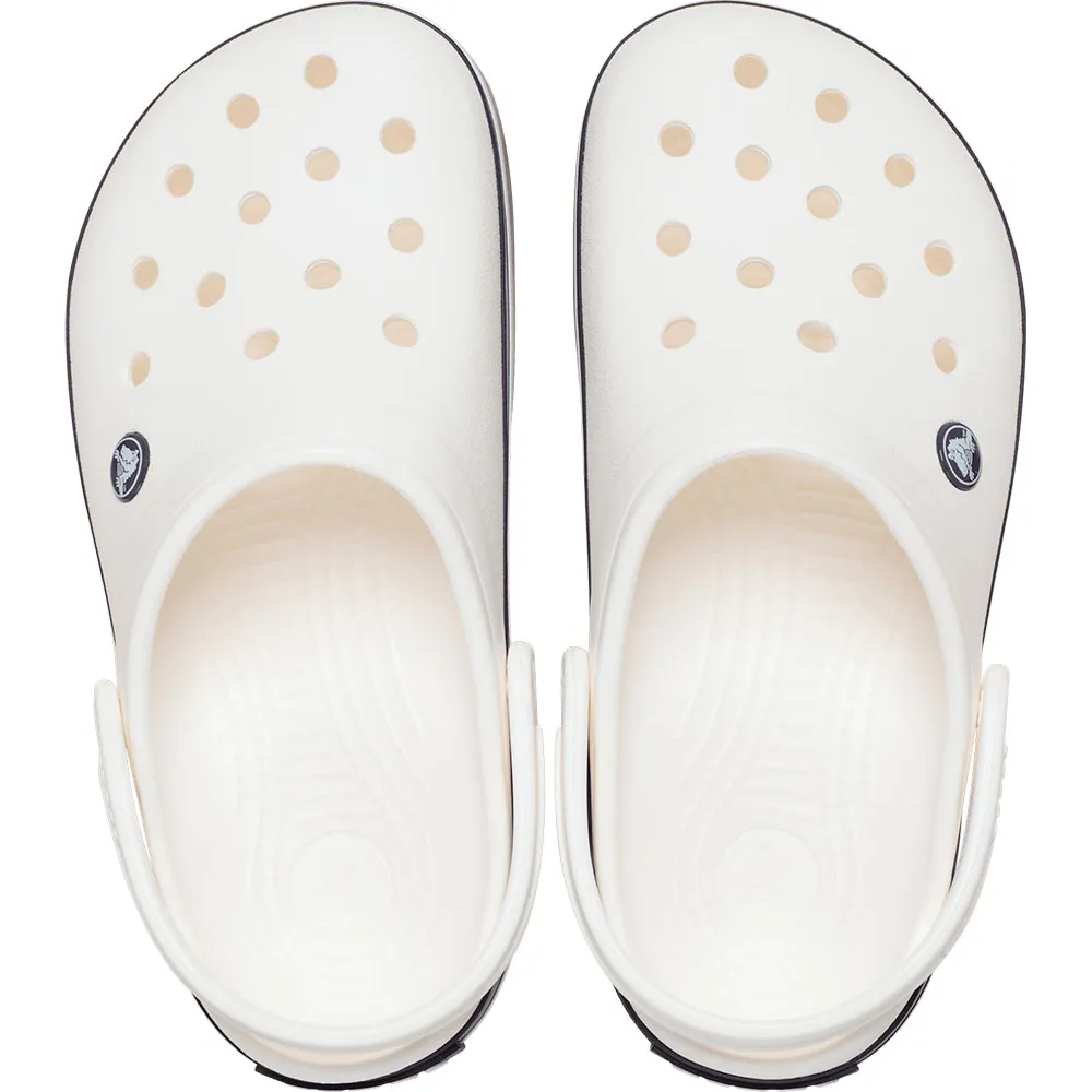 Купить Crocs 11016-1ww-11 Деревянные башмаки Crocband White / White / Navy 35x25x15 EU 45 7ft.ru в интернет магазине Семь Футов