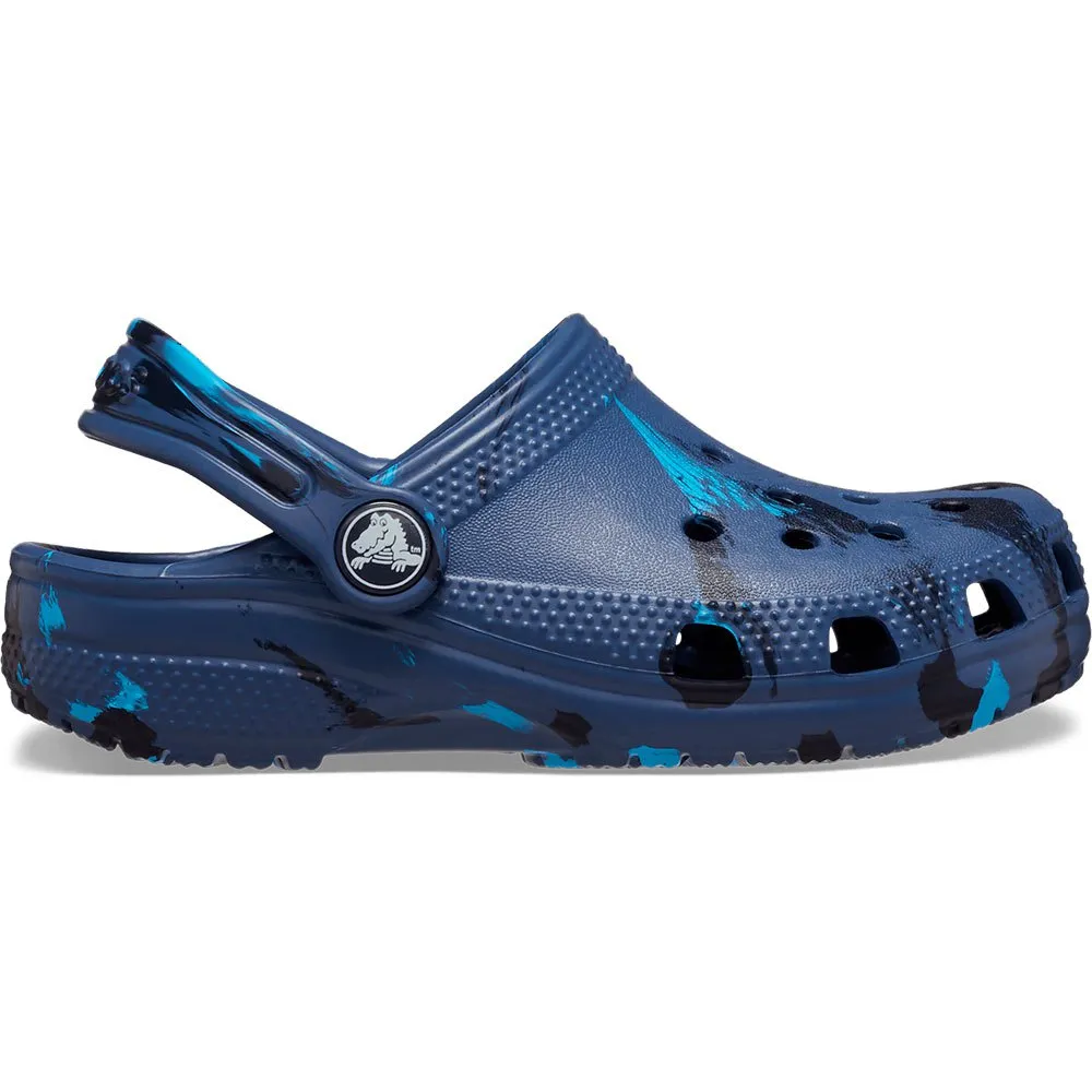 Купить Crocs 206838-4hq-c4 Деревянные башмаки Classic Marbled Navy / Multi 35x25x15 EU 19 7ft.ru в интернет магазине Семь Футов