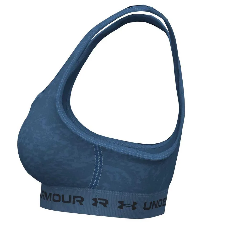 Купить Under armour 1361042-402-xxl Спортивный бюстгальтер средней поддержки Crossback Print Blue 15x15x5 2XL 7ft.ru в интернет магазине Семь Футов