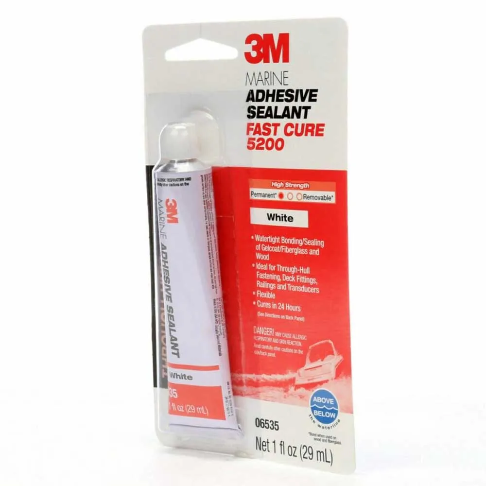Купить 3M 71-06535 Герметик 5200 Fast Cure 29ml  White 7ft.ru в интернет магазине Семь Футов