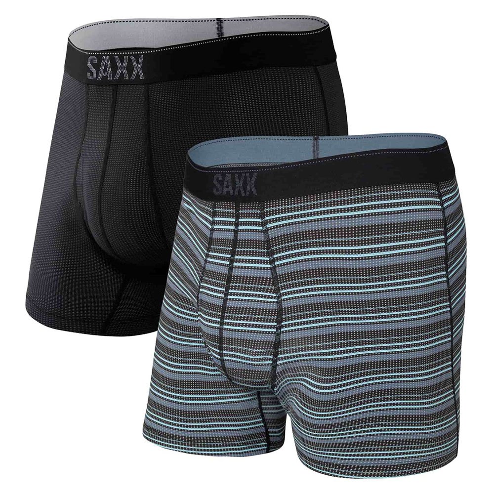 Купить SAXX Underwear SXPP2Q.SBI.XXL Боксёр Quest Brief Fly 2 Единицы Черный Sunrise Stripe / Black II 2XL 7ft.ru в интернет магазине Семь Футов