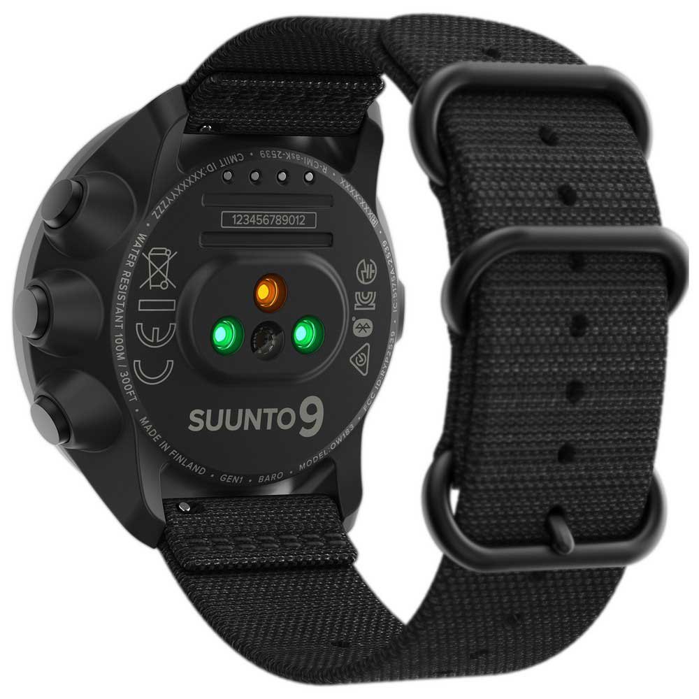 Купить Suunto SS050564000 9 Baro Titanium Черный  Charcoal Black 7ft.ru в интернет магазине Семь Футов