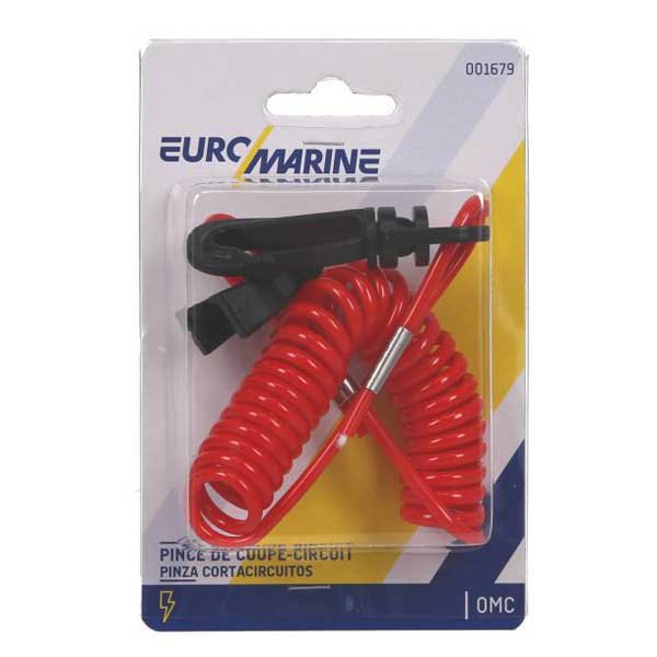 Купить Euromarine 001679 OMC 97 Зажим автоматического выключателя шнура Серебристый Black 7ft.ru в интернет магазине Семь Футов