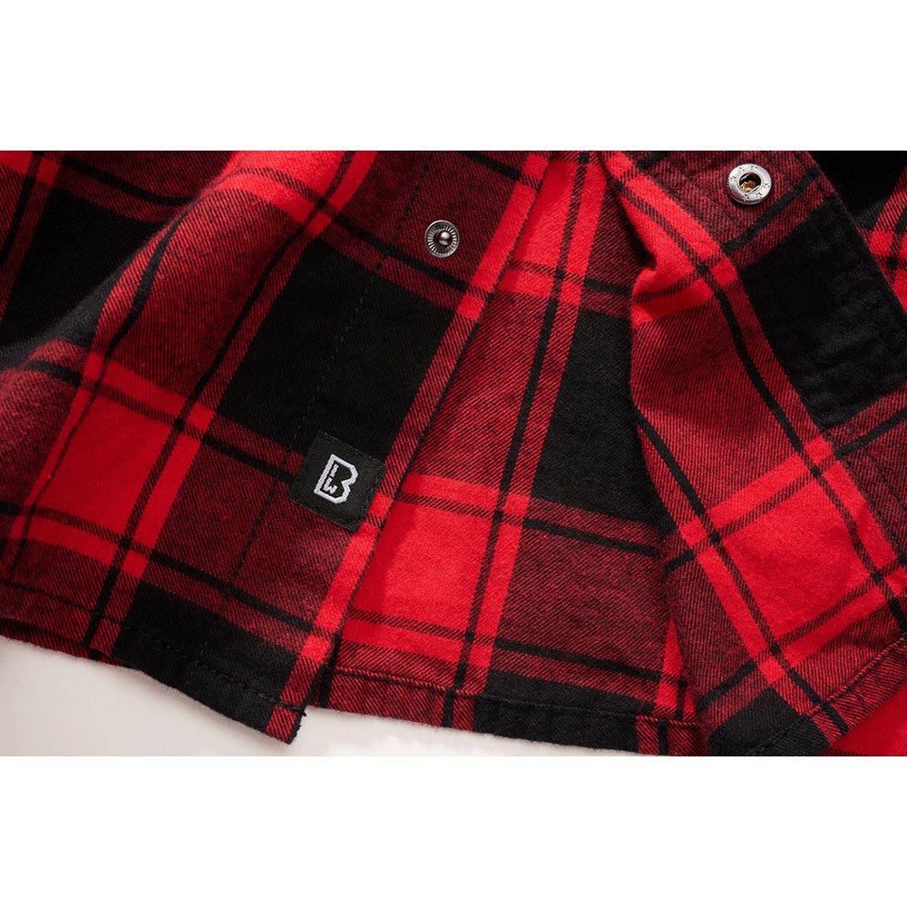 Купить Brandit 4031-41-6XL Рубашка Check Красный  Red / Black 6XL 7ft.ru в интернет магазине Семь Футов