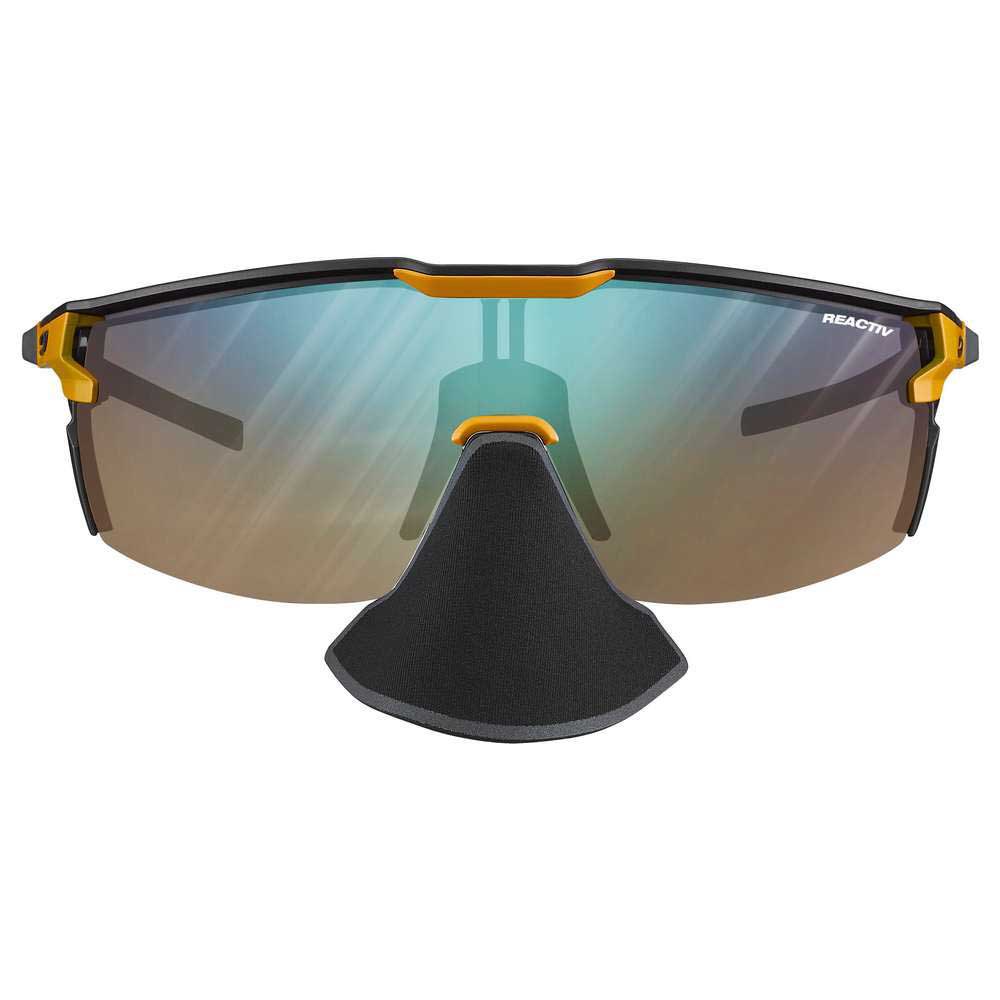 Купить Julbo J5473615 Ultimate Cover Солнцезащитные очки фотохромные поляризованные Yellow / Black Reactiv Performance/CAT2-4 7ft.ru в интернет магазине Семь Футов