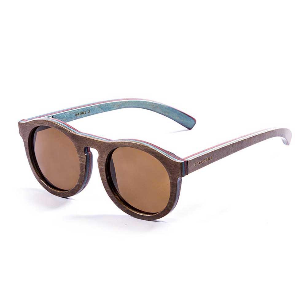 Купить Ocean sunglasses 54002.3 Солнцезащитные очки Fiji Wood Brown 7ft.ru в интернет магазине Семь Футов