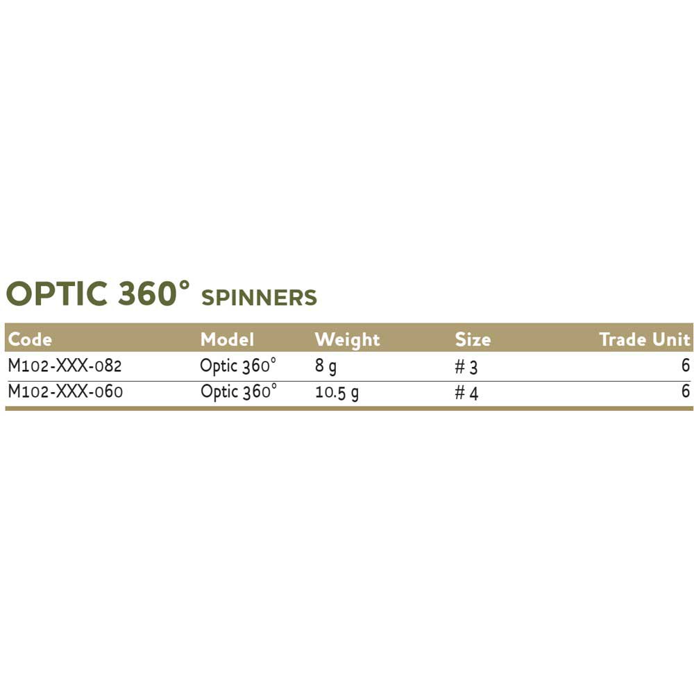 Купить Westin M102-101-060 Optic 360 Ложка 10.5g Многоцветный GFR 7ft.ru в интернет магазине Семь Футов