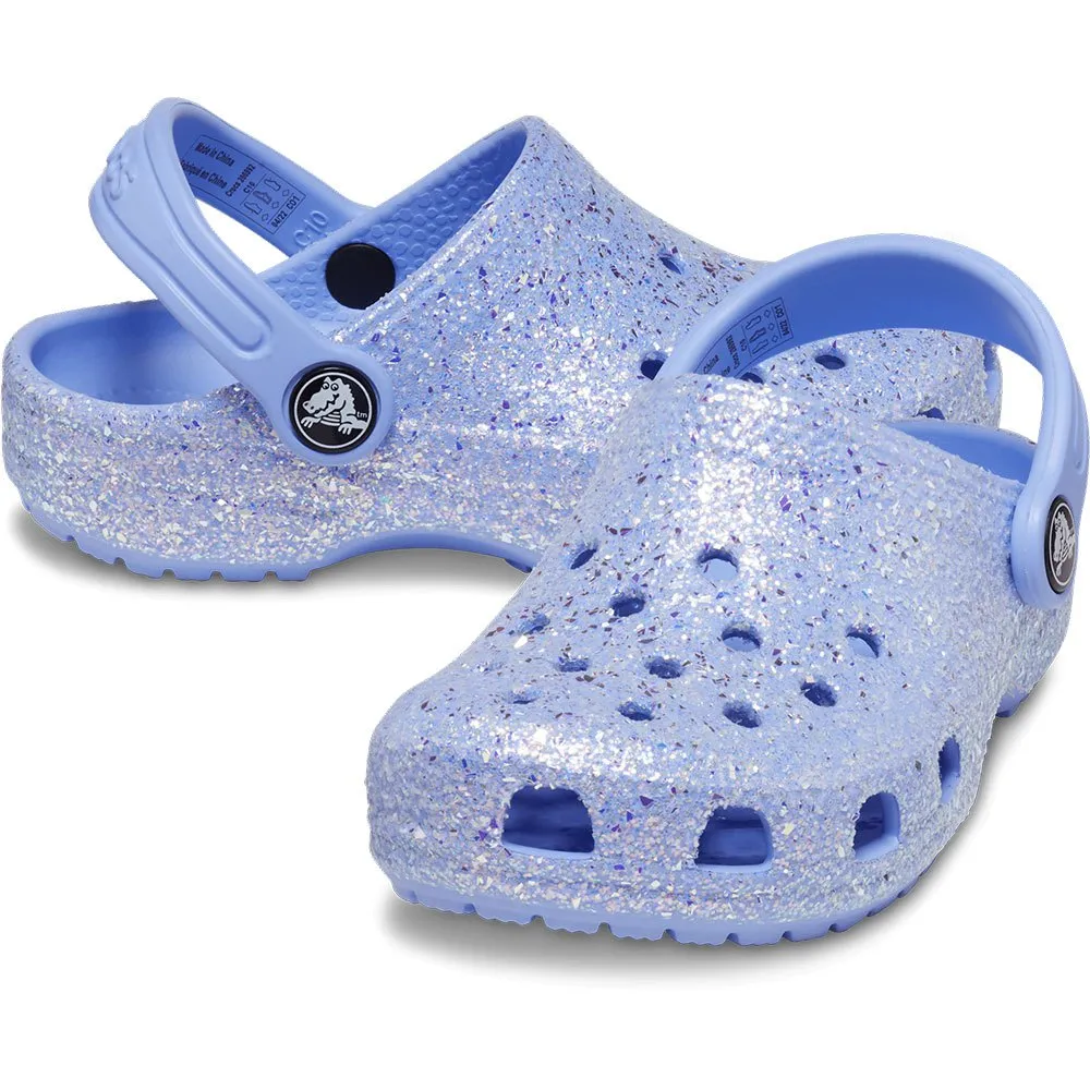 Купить Crocs 206992-5q6-c10 Деревянные башмаки Classic Glitter Moon Jelly 35x25x15 EU 27 7ft.ru в интернет магазине Семь Футов