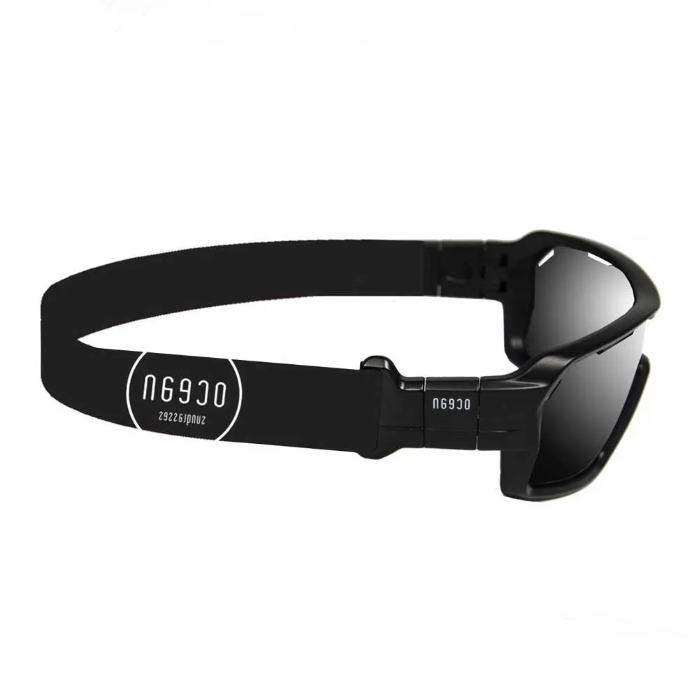 Купить Ocean sunglasses 3700.0X поляризованные солнцезащитные очки Chameleon Черный Matte Black Black Strap/CAT3 7ft.ru в интернет магазине Семь Футов