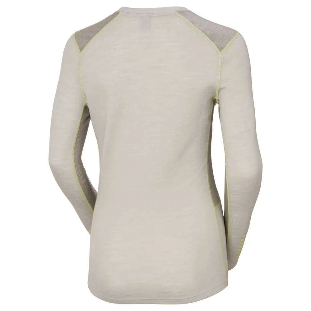 Купить Helly hansen 49378_917-xl Базовый слой с длинным рукавом Lifa Merino Midweight Crew Mellow Grey 22x13x5 7ft.ru в интернет магазине Семь Футов