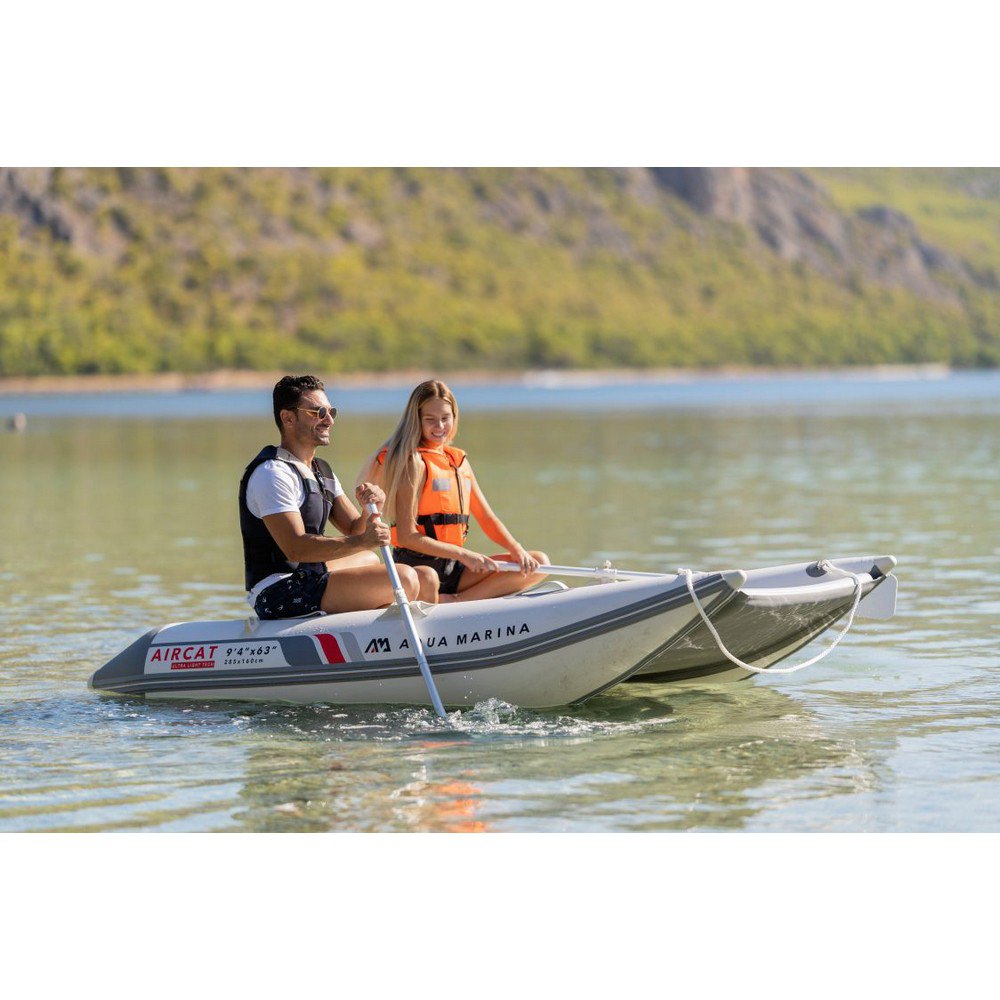 Купить Aqua marina BT-AC285 Aircat 9´4´´ Надувной катамаран Серый Grey 4 Places 7ft.ru в интернет магазине Семь Футов