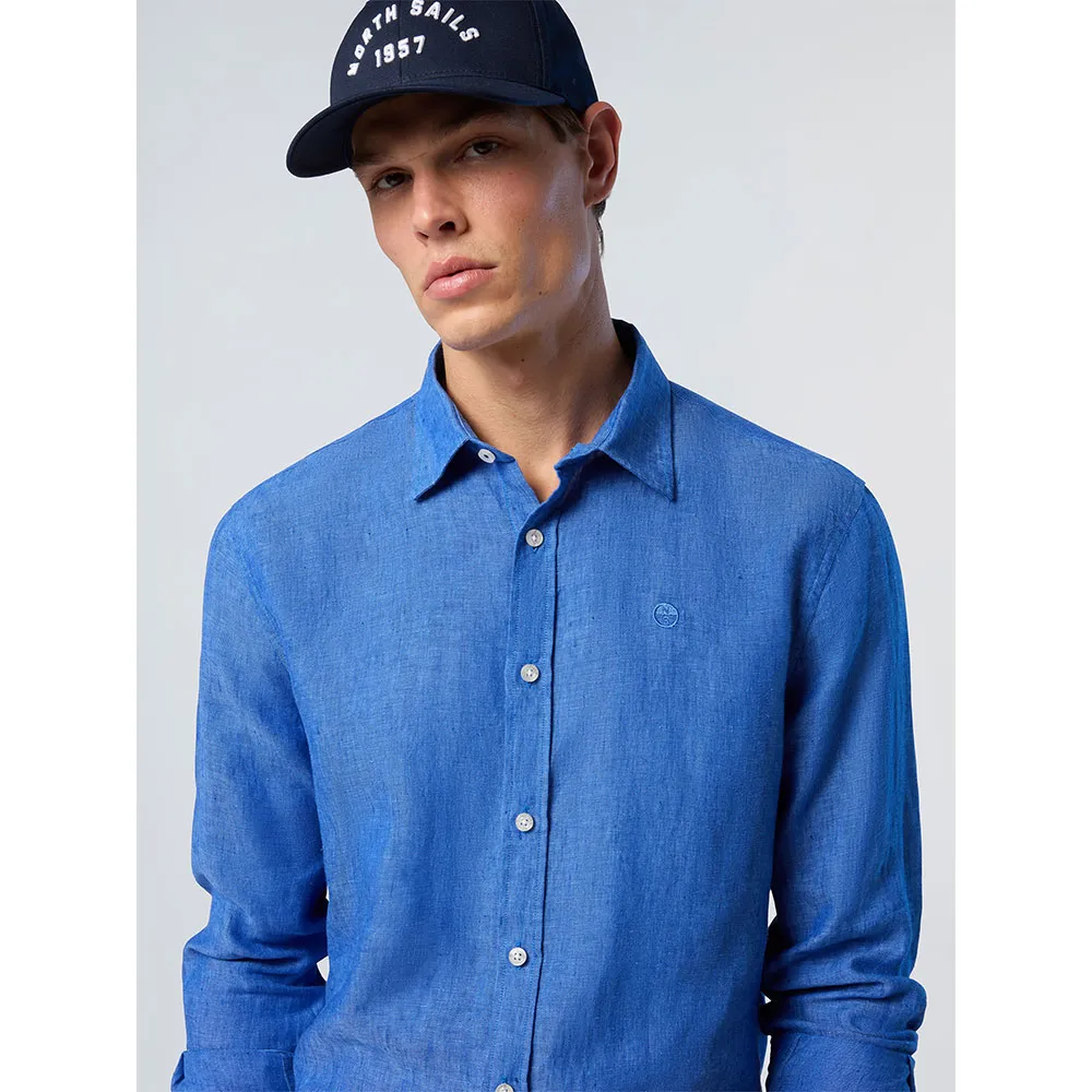 Купить North sails 664368-0837-XXL Рубашка с длинным рукавом 664368 Голубой Beacoup Blue 2XL 7ft.ru в интернет магазине Семь Футов
