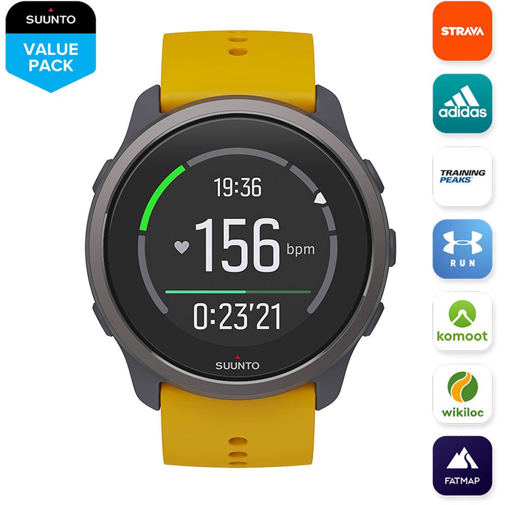 Купить Suunto SS050731000 5 Peak Желтый  Ochre 7ft.ru в интернет магазине Семь Футов