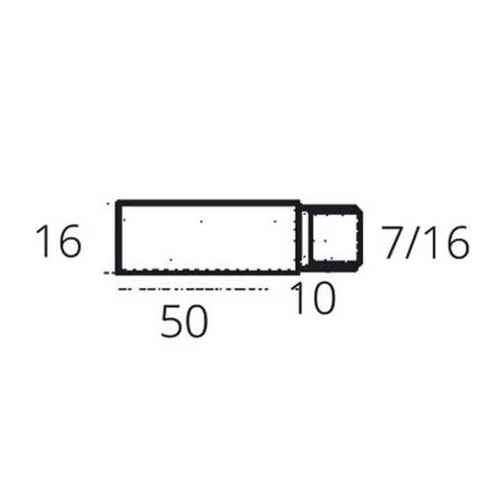 Купить Tecnoseal 2626717 4LHA 6LP A 6LY A LY2 A Цинковый стержень Анод  Silver 60 x 16 mm  7ft.ru в интернет магазине Семь Футов