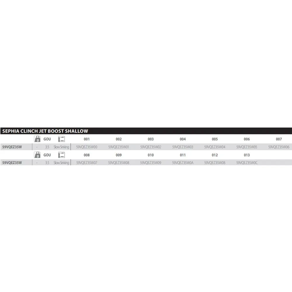 Купить Shimano fishing 59vqez35w00 Кальмарница Sephia Clinch Boost Shallow 3.5 Slow Sinking 001 10x7x5 7ft.ru в интернет магазине Семь Футов