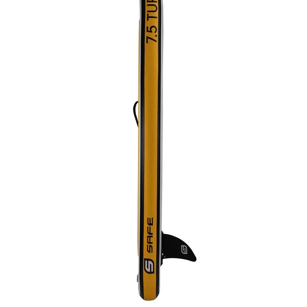 Купить Safe waterman hc100.020 Надувной комплект для падлбординга Turtle Fly 7´5´´ White / Yellow 132x56x35 226.1 cm 7ft.ru в интернет магазине Семь Футов