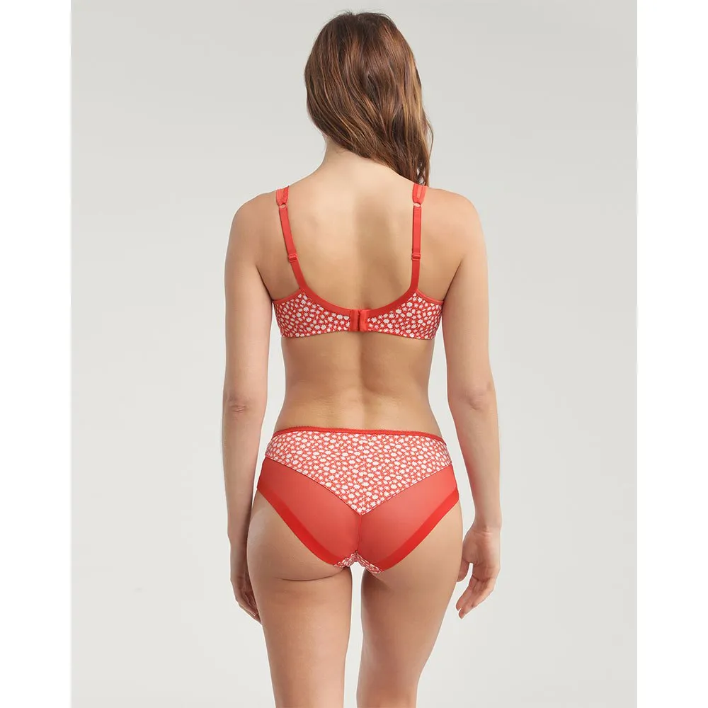 Купить Dim paris ad00a63.auw40-m Трусы Ballerine Generous Red / White 20x12x5 7ft.ru в интернет магазине Семь Футов