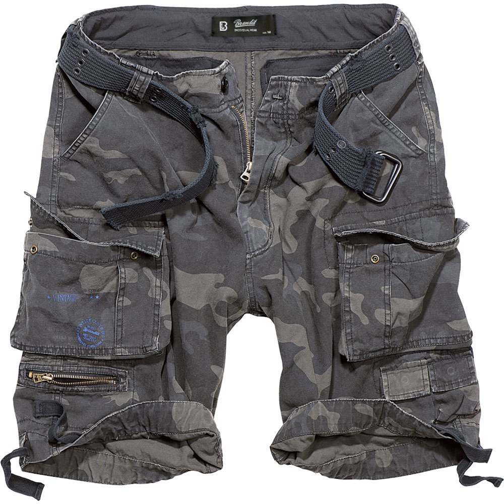 Купить Brandit 2001-4-7XL Шорты Savage Vintage Серый  Dark Camo 7XL 7ft.ru в интернет магазине Семь Футов