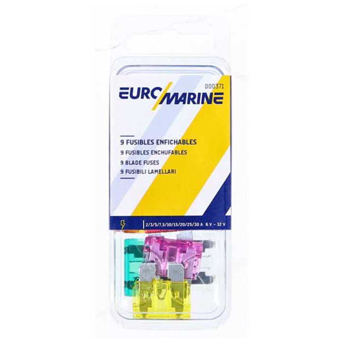 Купить Euromarine 000371 Mix Комплект предохранителей вилки 9 единицы Multicolour 2-30A 7ft.ru в интернет магазине Семь Футов