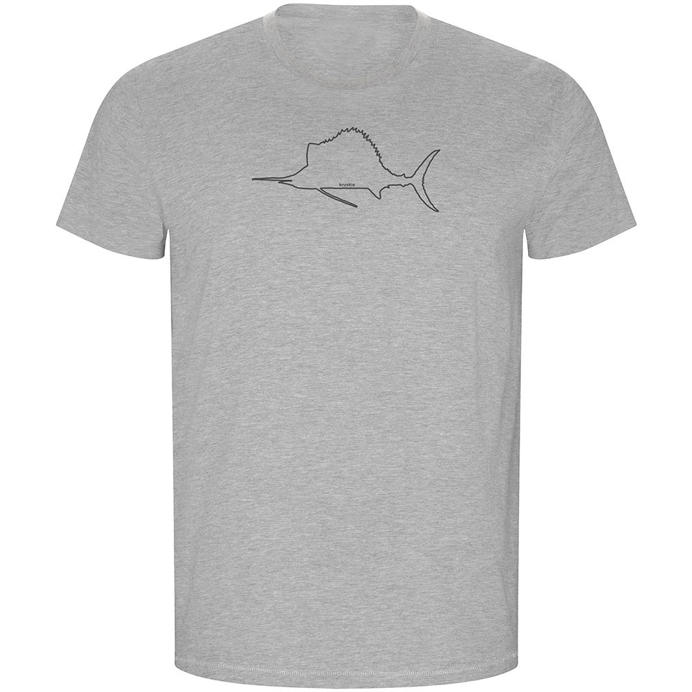 Купить Kruskis CA66900658K032 Футболка с коротким рукавом Sailfish ECO Серый Heather Grey 3XL 7ft.ru в интернет магазине Семь Футов